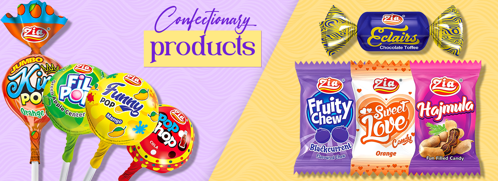 Home 7 Confectionary all items banner